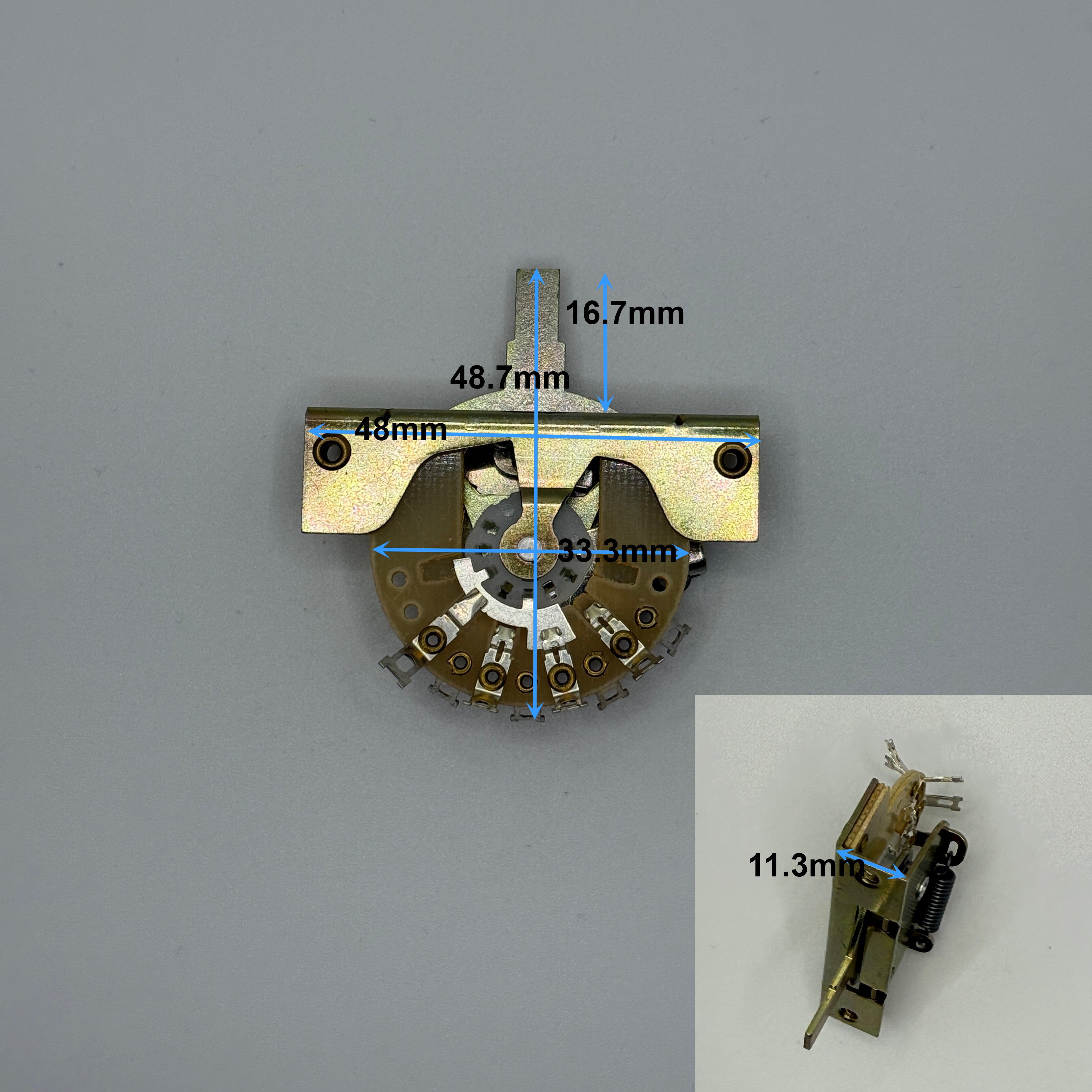 High Quality 3 Way Guitar Switch with spring (Come with 2 Tips) for TL Style Guitar