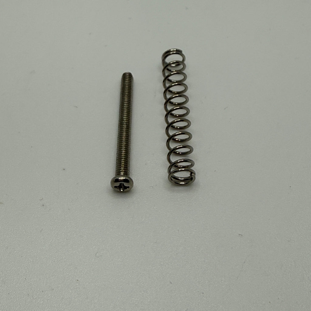 Humbucker Pickup Mounting Screws (Imperial) with Spring Set (4 screws and 4 springs )(Chrome / Gold / Black)