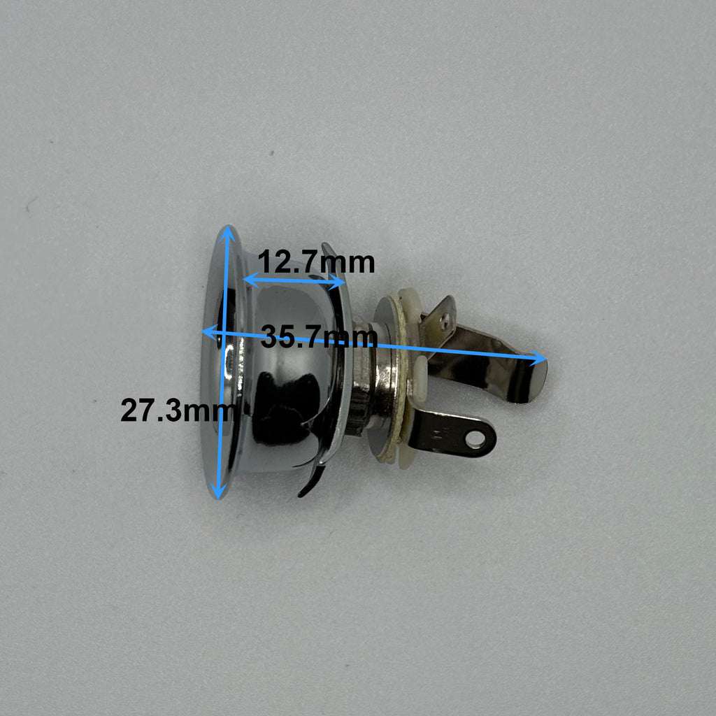 TL Style Guitar Mono Output Jack / Socket 6.35mm 1/4 inch Chrome / Gold / Black