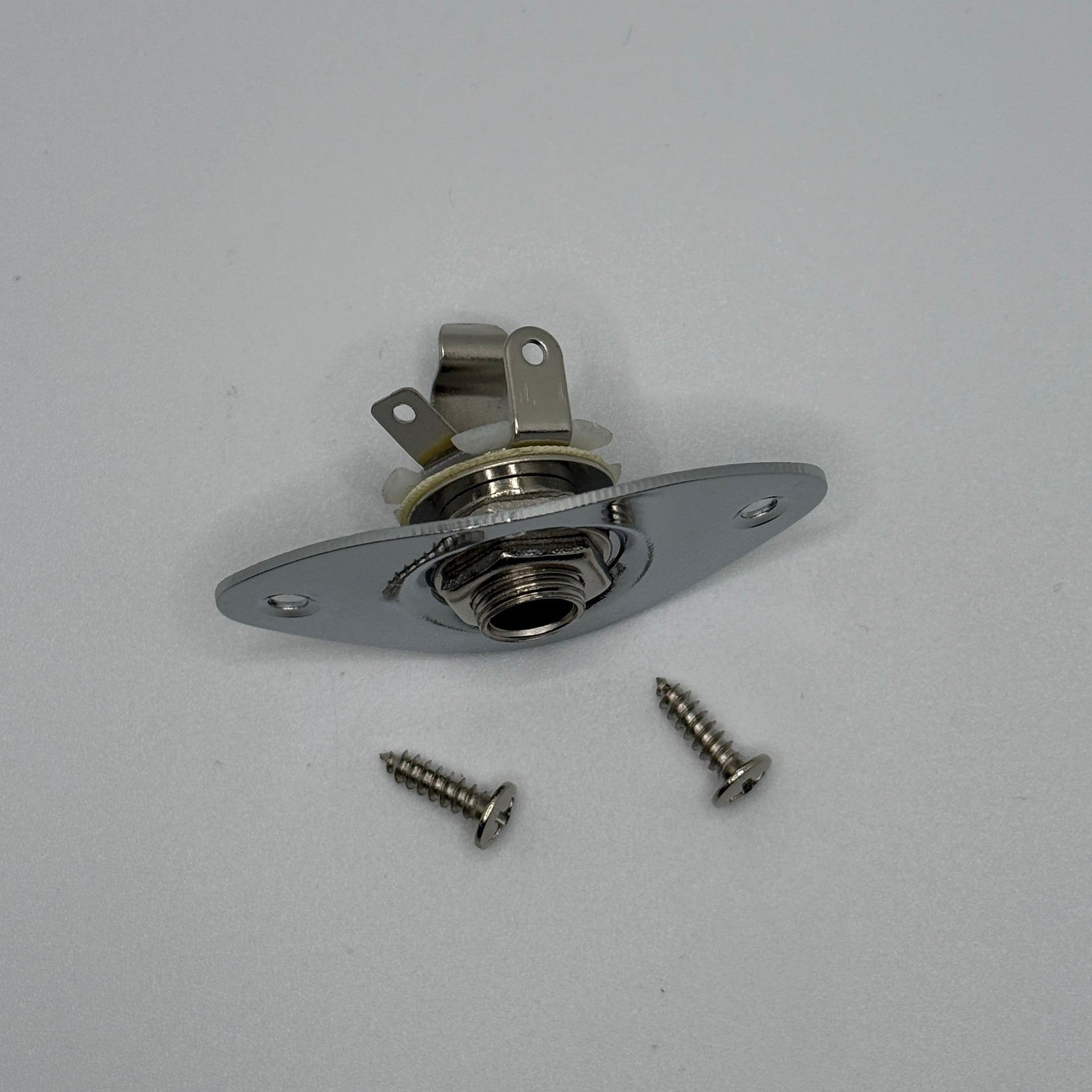 Guitar 6.35mm Output Jack Socket with Oval Cover