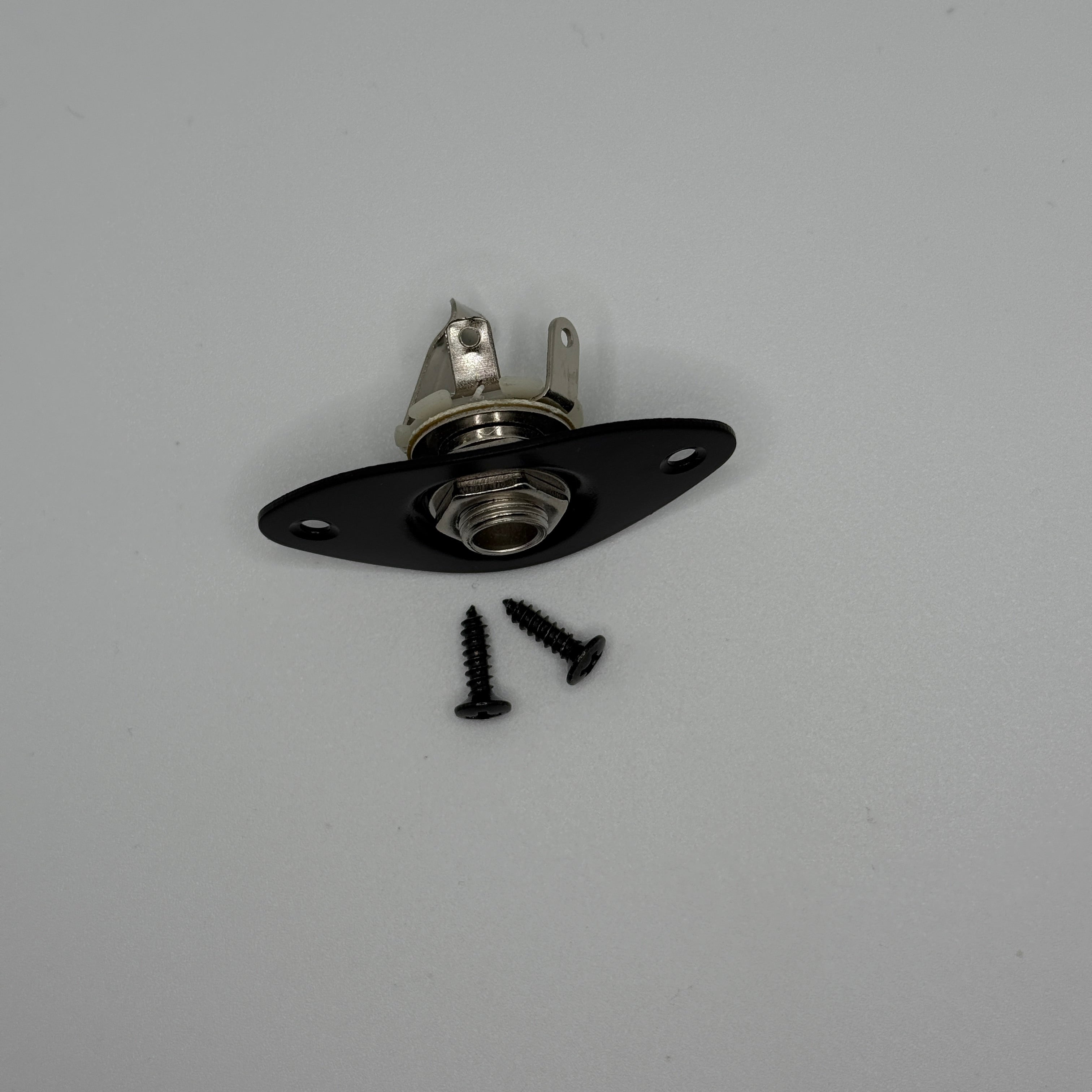 Guitar 6.35mm Output Jack Socket with Oval Cover