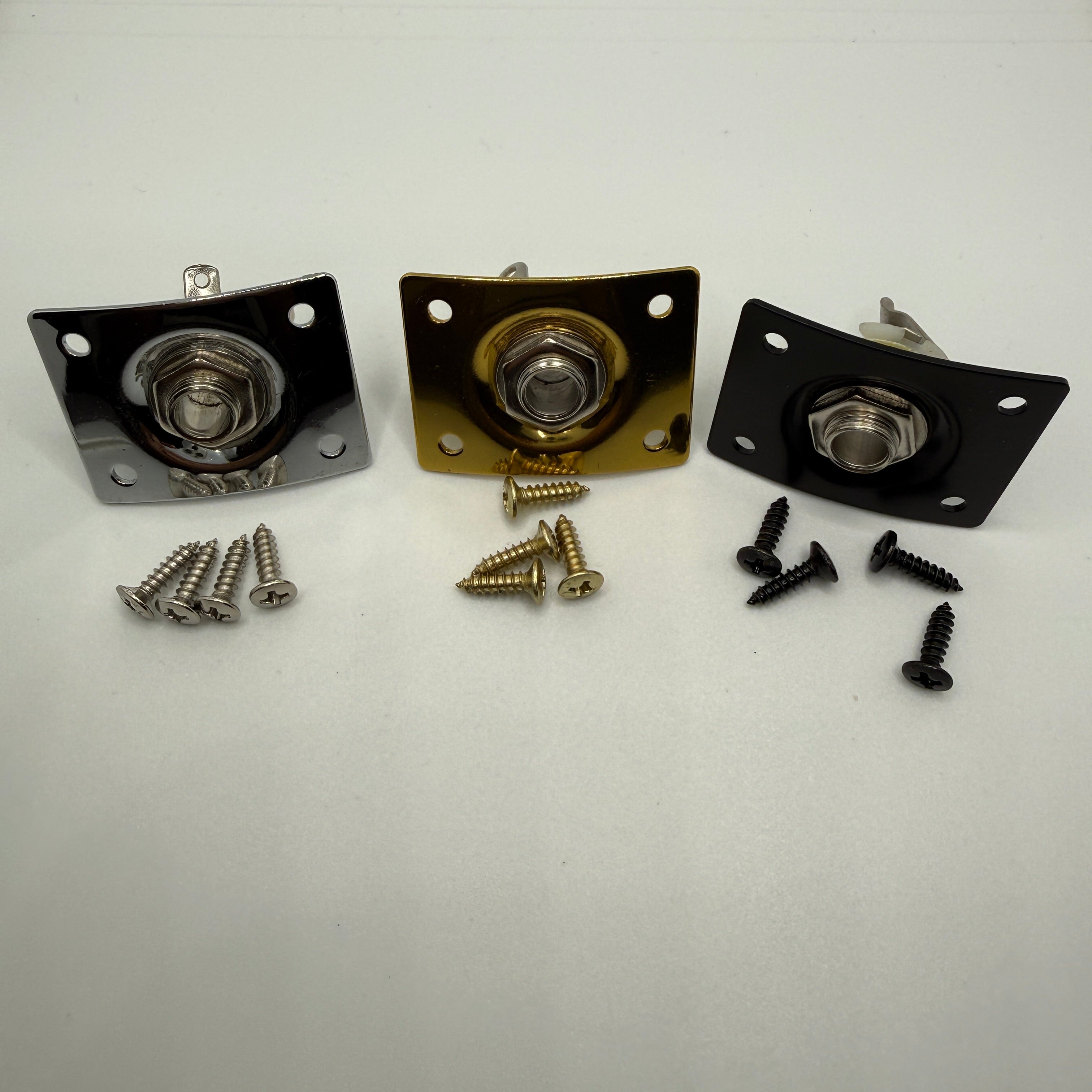 Guitar 6.35mm Output Jack Socket with Plate Cover