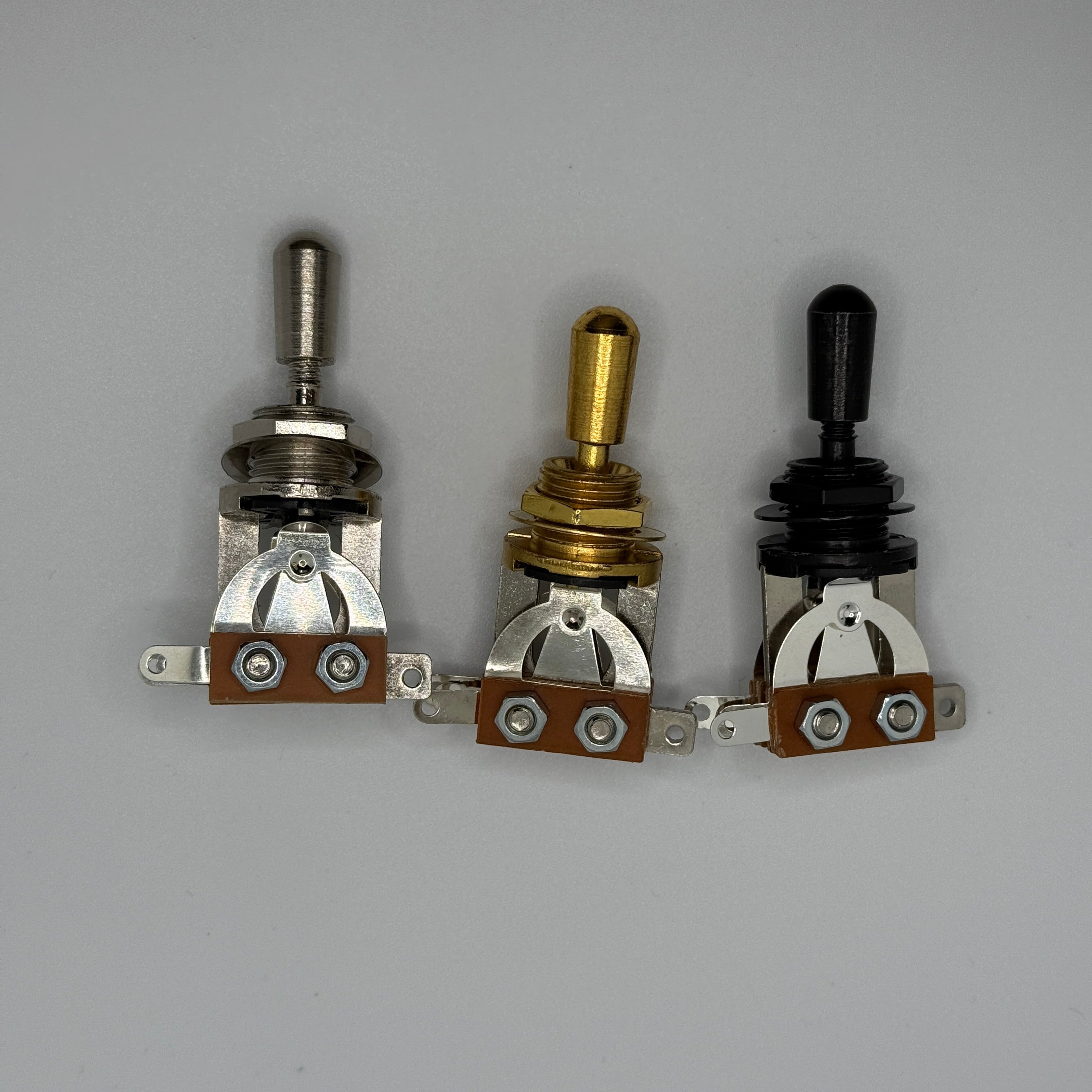 High Quality LP Style Guitar 3 Way Toggle Switch with Tip (plastic / Metal)