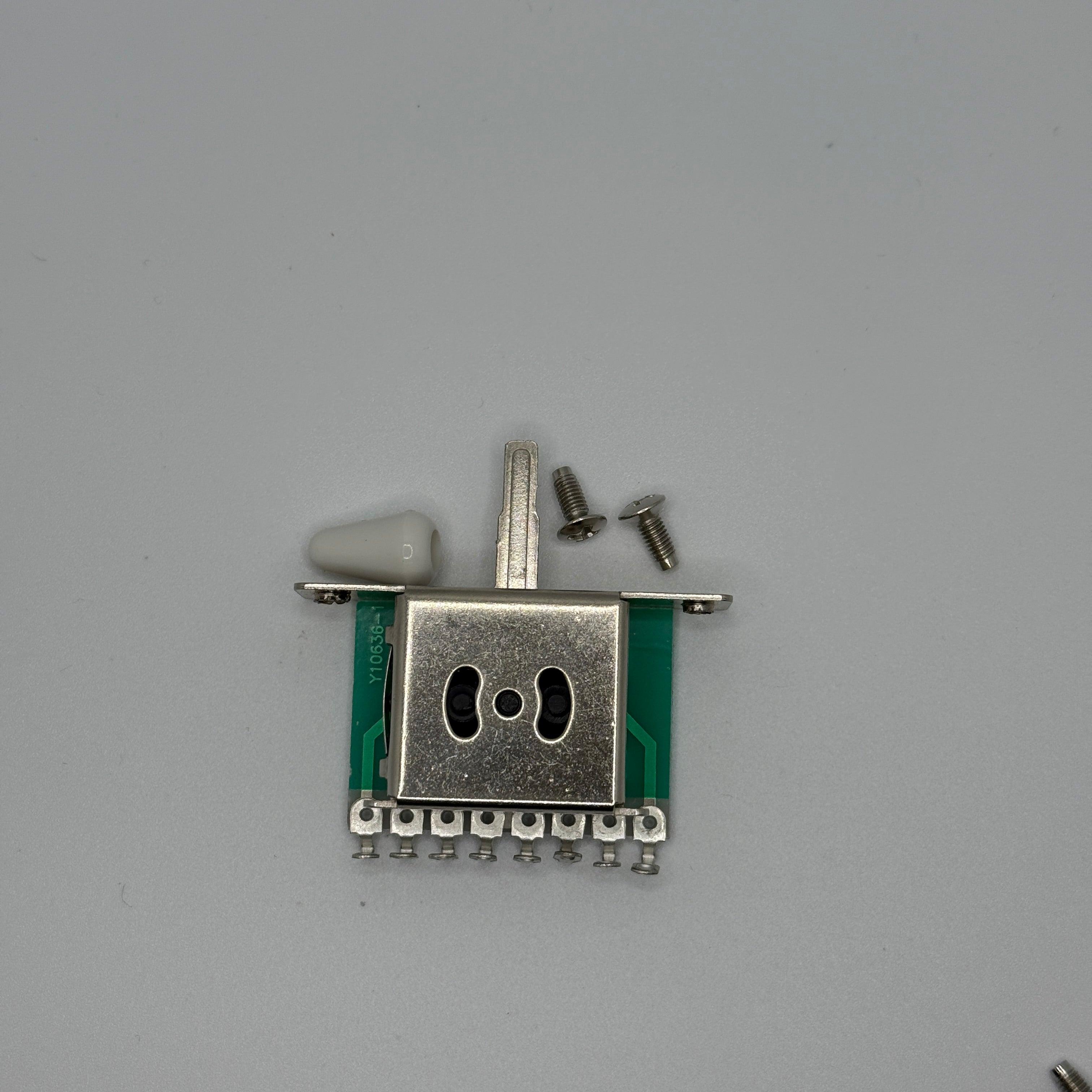 5 Way Guitar Switch (Rectangle Shape) with Tip Cream / White / Black