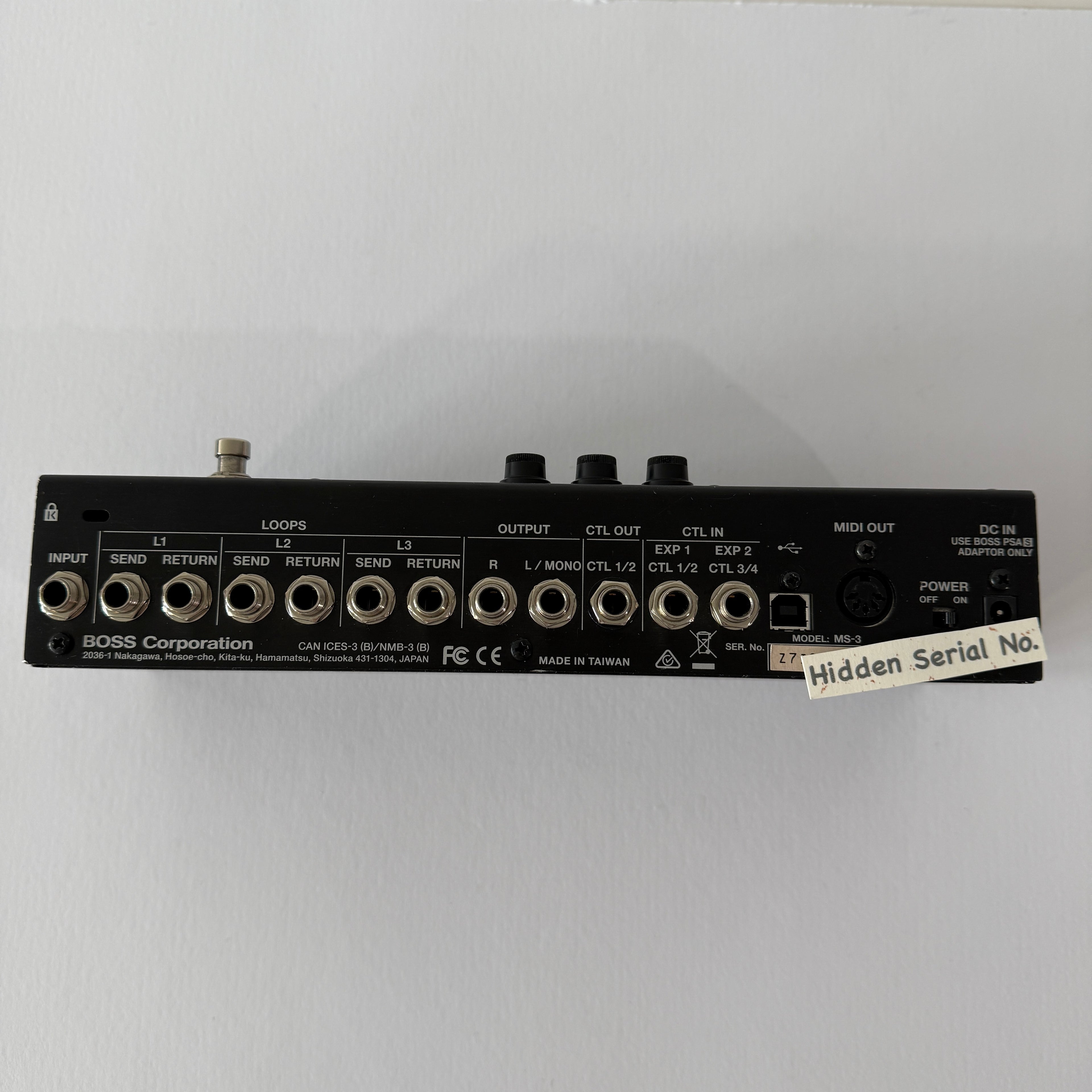 Boss MS-3 Multi Effects Switcher (Used, Good)