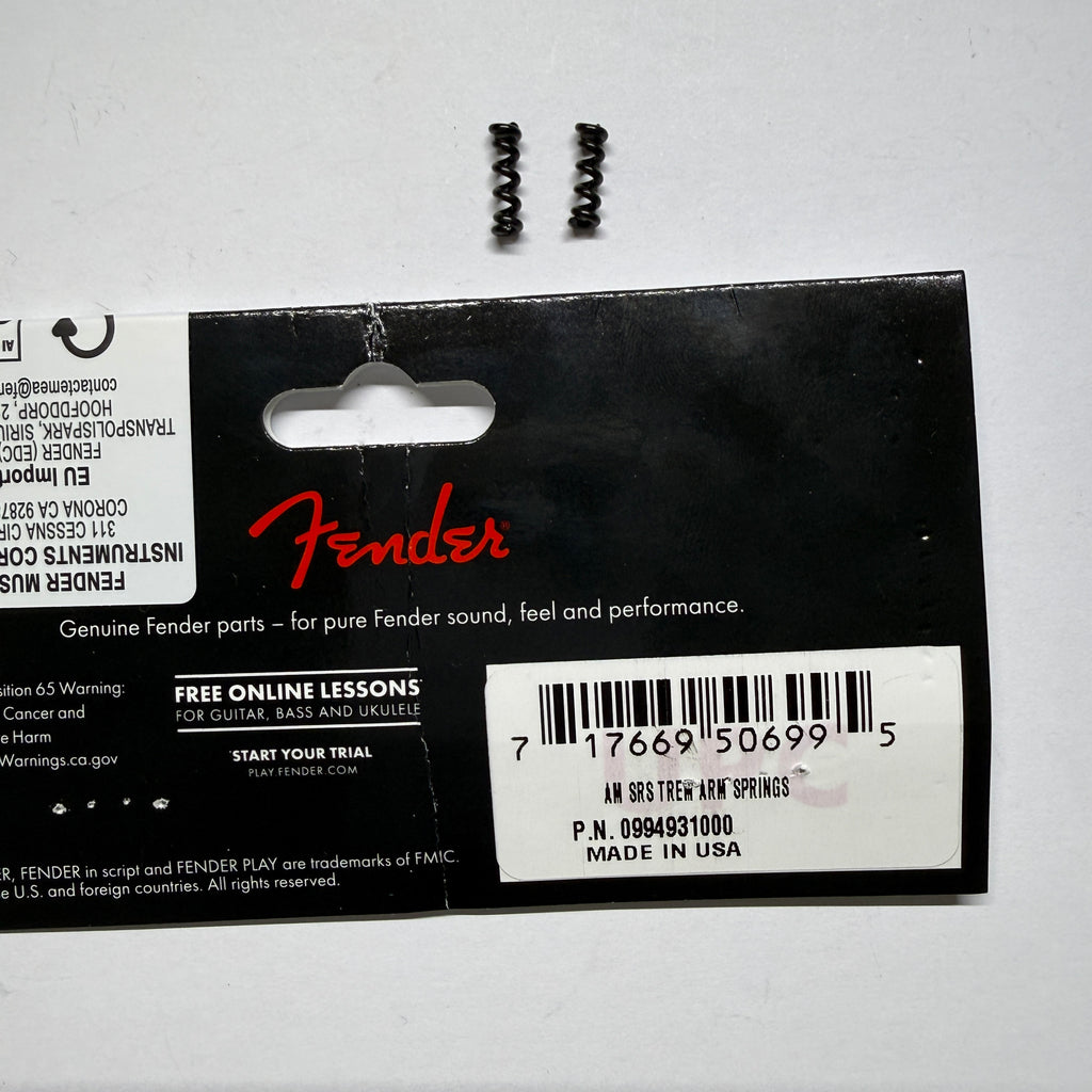 Fender Tremolo Arm Spring x 2 (2 pcs) (From Fender Part. 0994931000)