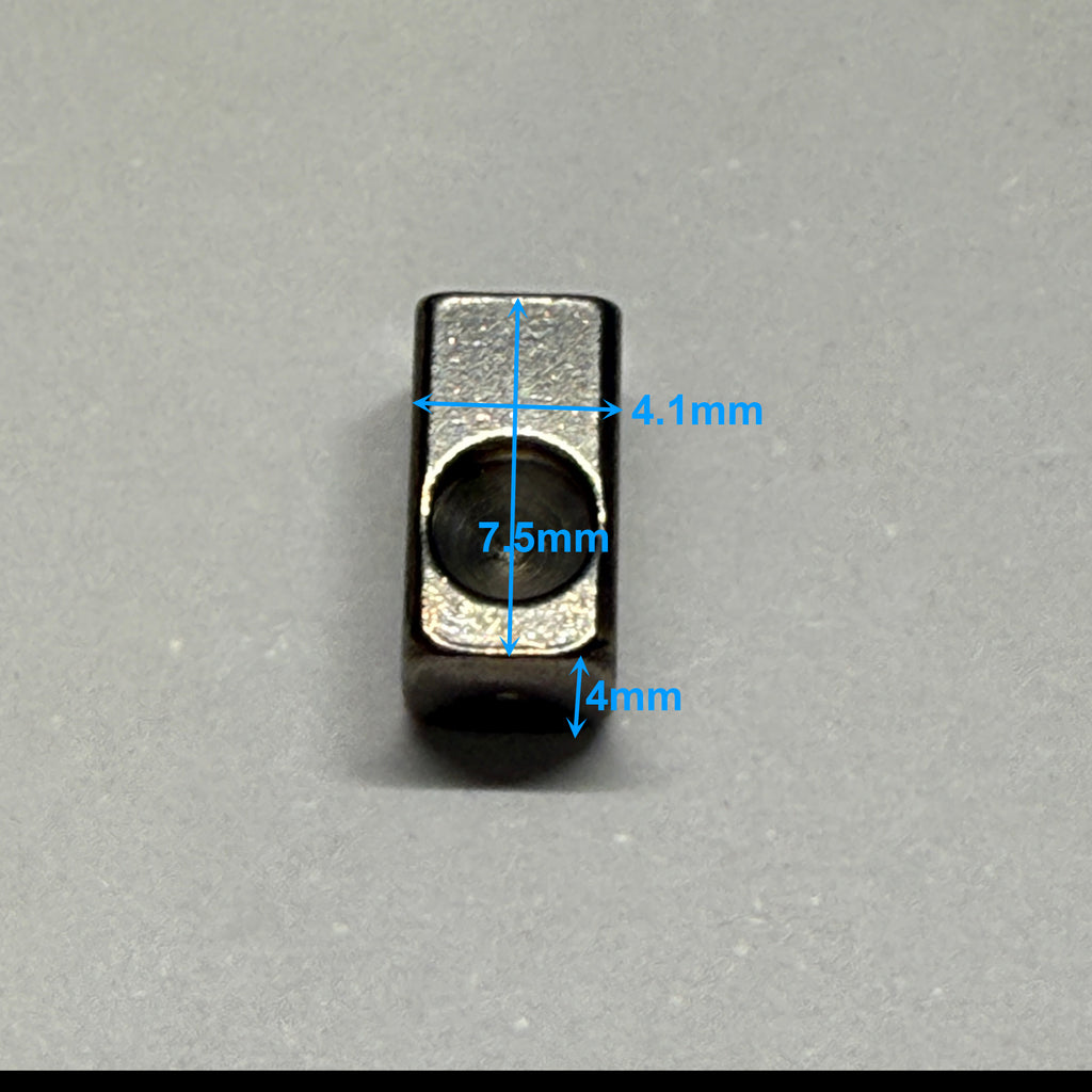 Bridge Saddle String Clamp Block Set - 6 pcs (Metal / Stainless Steel) for Floyd Rose Bridges