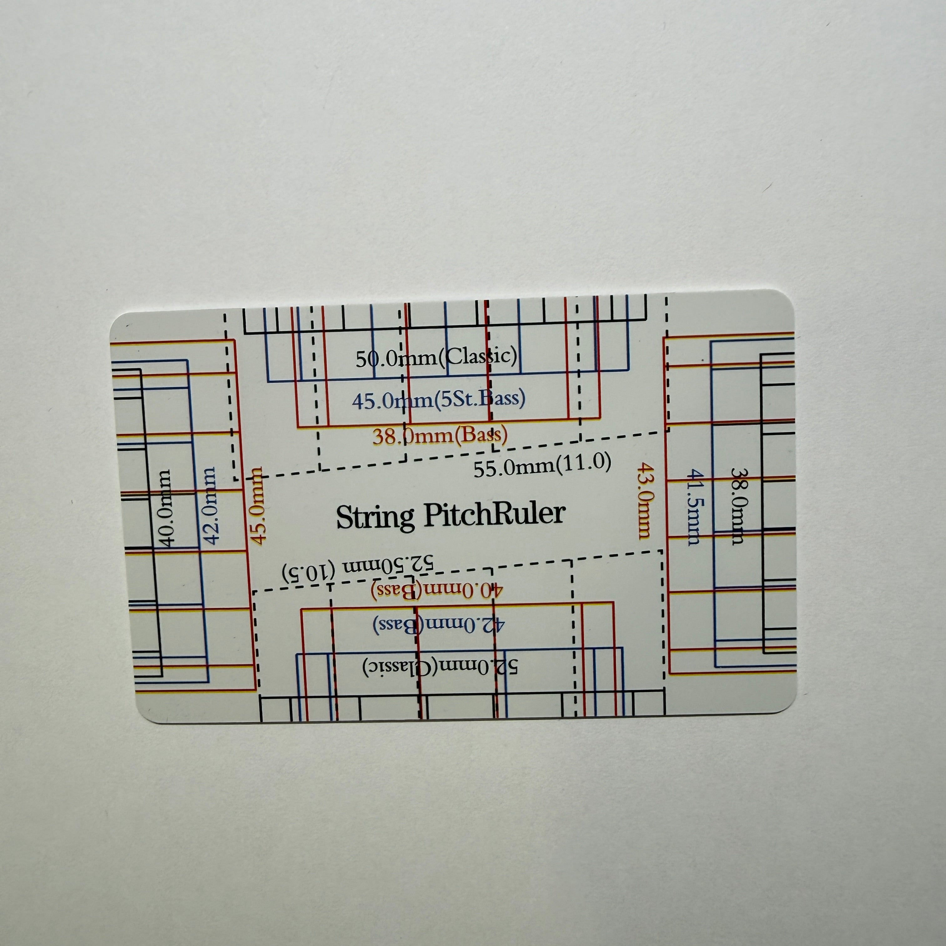 Guitar String Action Ruler (Stainless Steel / Plastic) For Guitar Setup