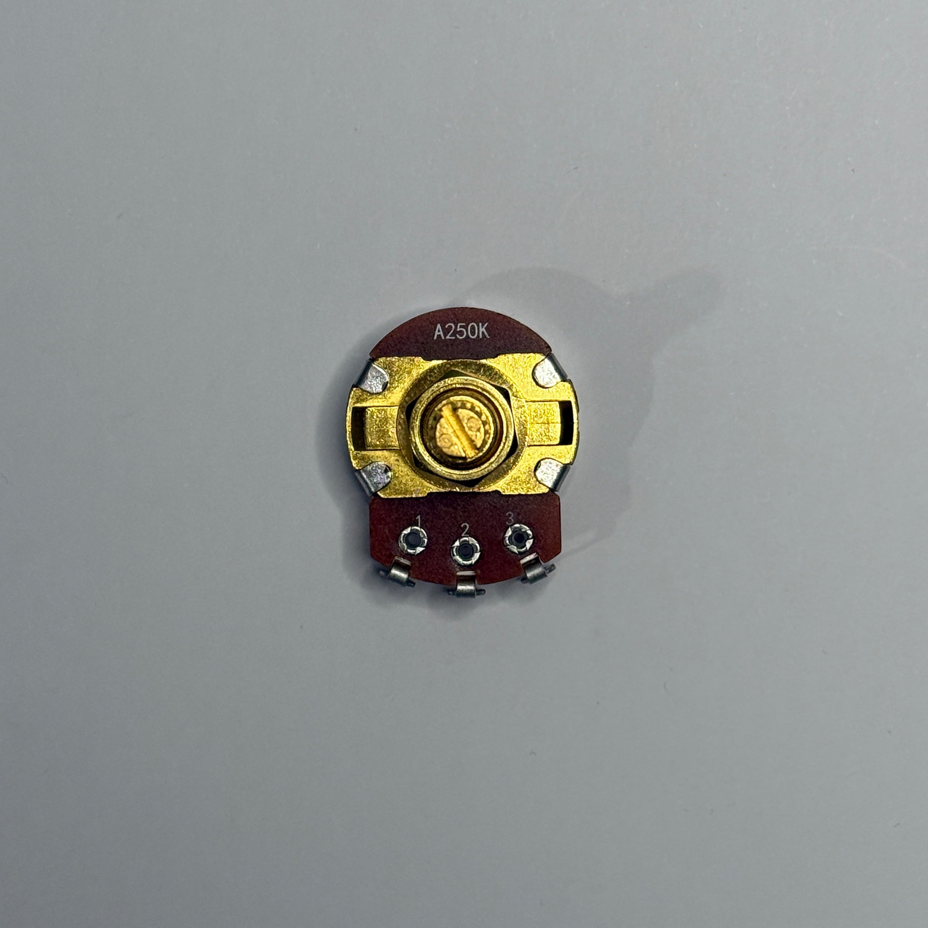Brass Guitar Pots - Full Size Split Shaft 18 spline / 16 spline Potentiometer for Volume / Tone A250k A500k B250k B500k