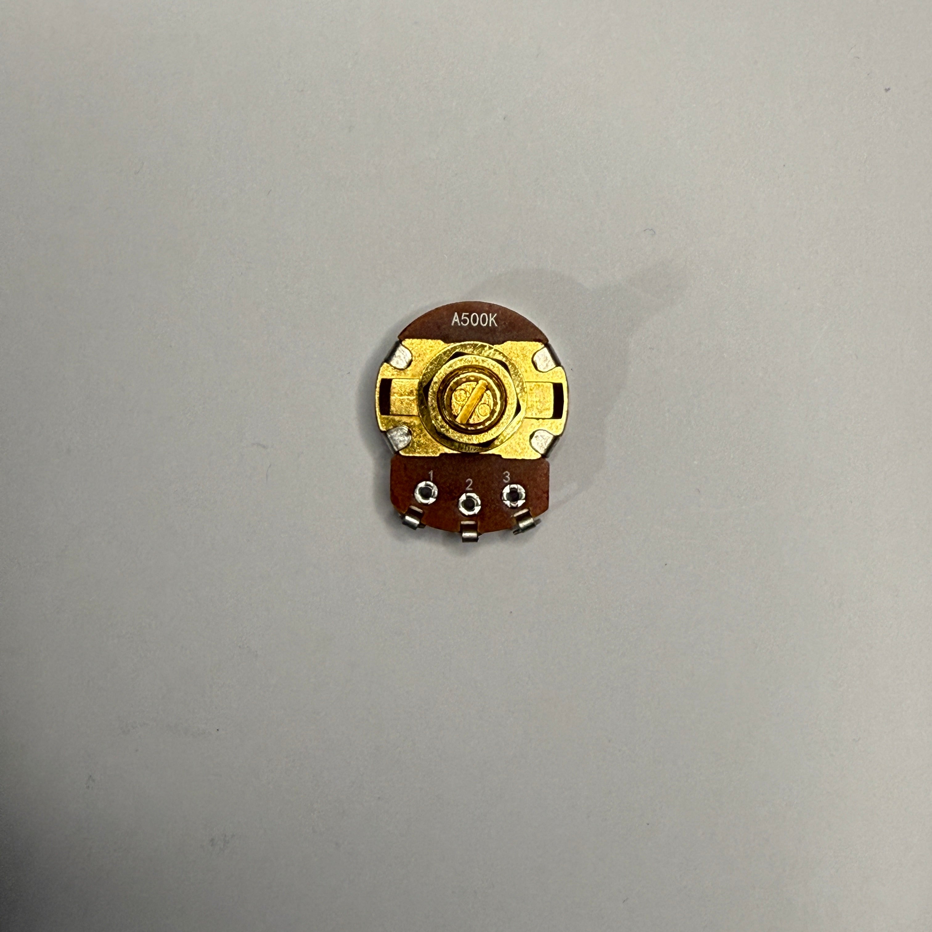 Brass Guitar Pots - Full Size Split Shaft 18 spline / 16 spline Potentiometer for Volume / Tone A250k A500k B250k B500k