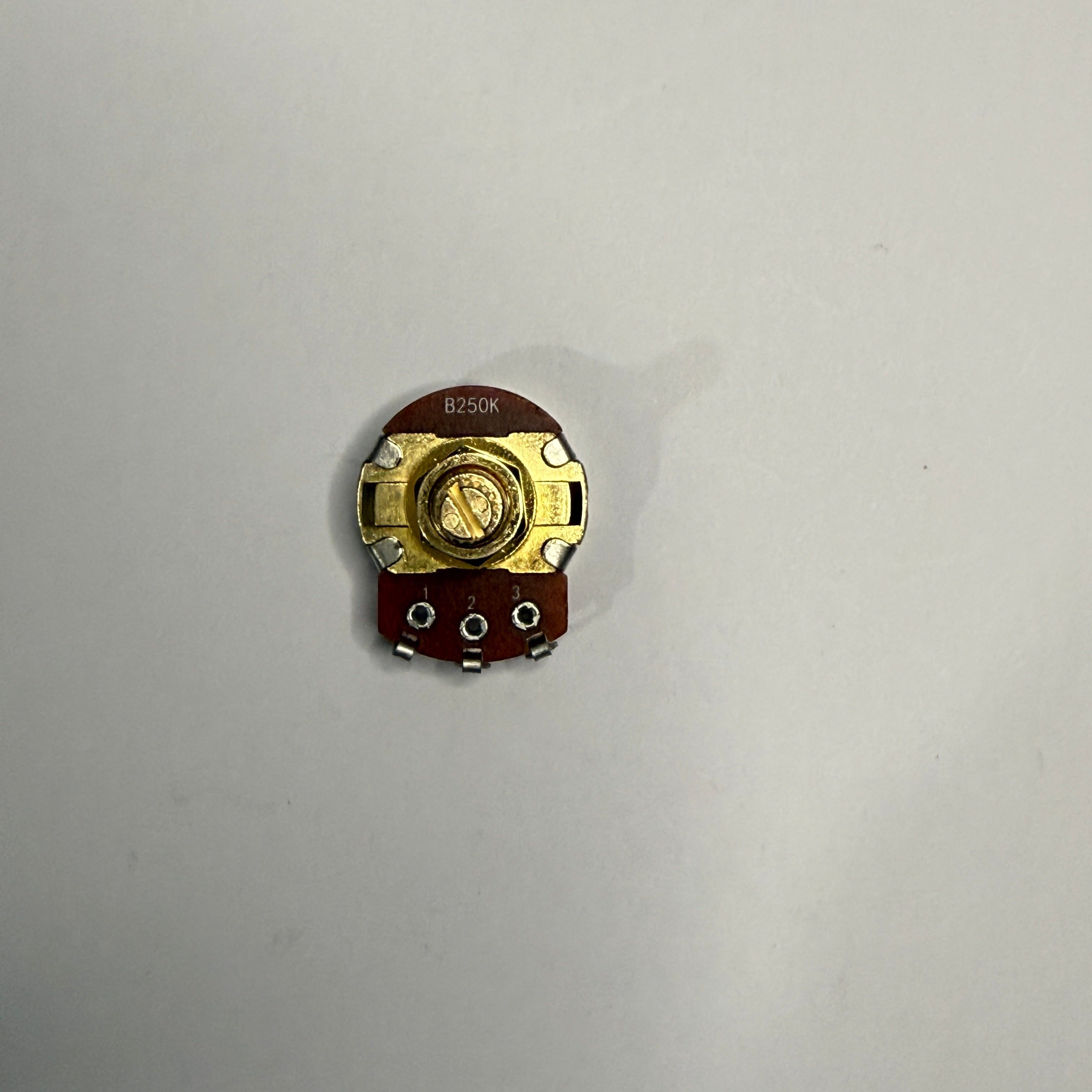 Brass Guitar Pots - Full Size Split Shaft 18 spline / 16 spline Potentiometer for Volume / Tone A250k A500k B250k B500k