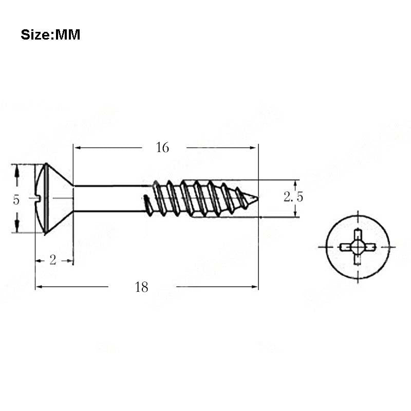 LP Style Guitar Pickup Mounting Ring Screws Sets (8 / 16)