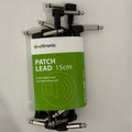 Citronic Classic Audio Patch Lead Sets 6.3mm Mono Jack Plug - 6.3mm Mono Jack Plug 6pcs, 0.15m