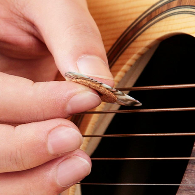 Pick Grip Sticker (10 pcs). No more pick slipping.