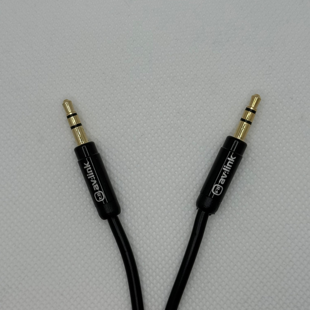 av:link Precision 3.5mm Stereo Plug to 3.5mm Stereo Plug Leads