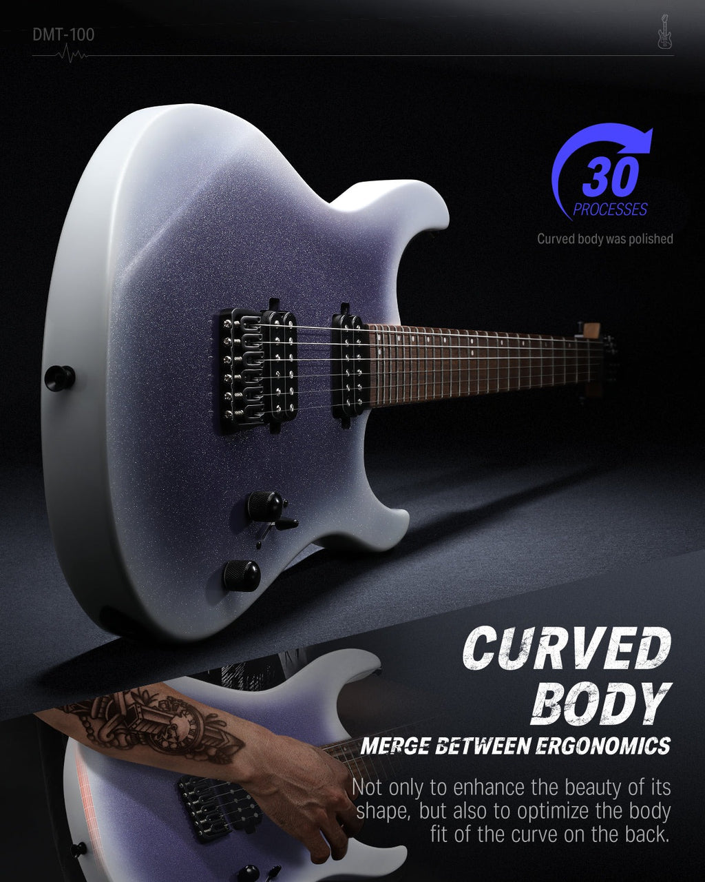 Donner DMT-100 Solid Body Electric Guitar
