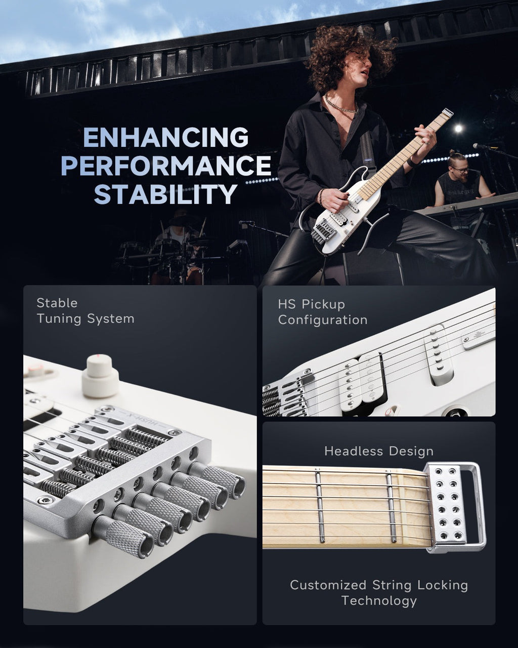 Donner HUSH X Electric Guitar