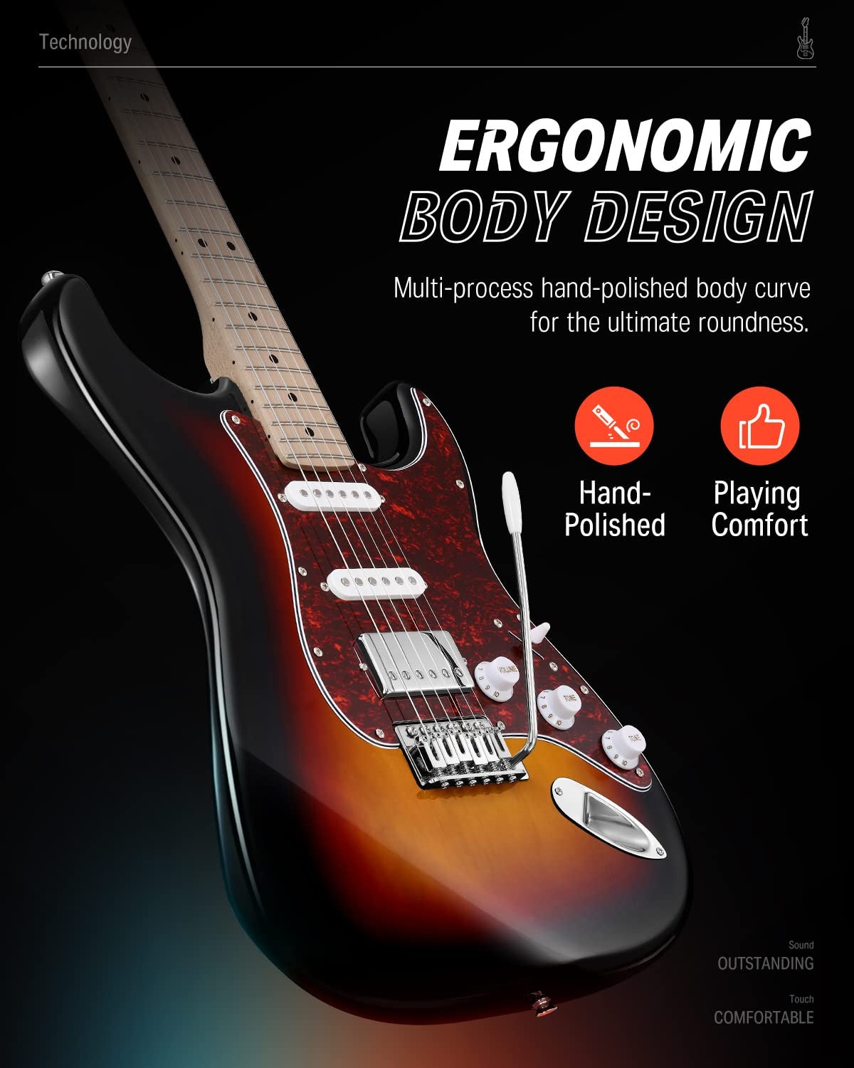 Donner DST-152 ST Electric Guitar Kit