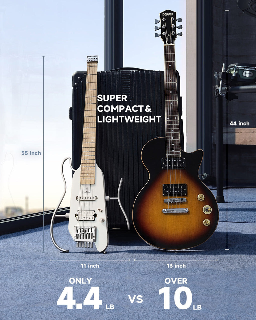Donner HUSH X Electric Guitar